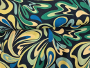Viscose Jersey fantasy grün/blau